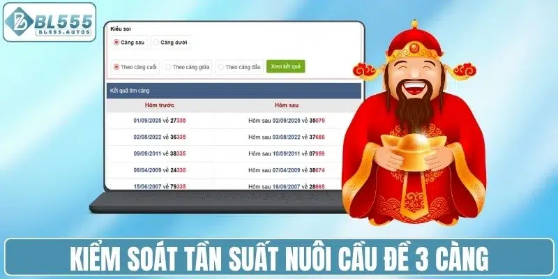 Kiểm soát tần suất nuôi cầu đề 3 càng