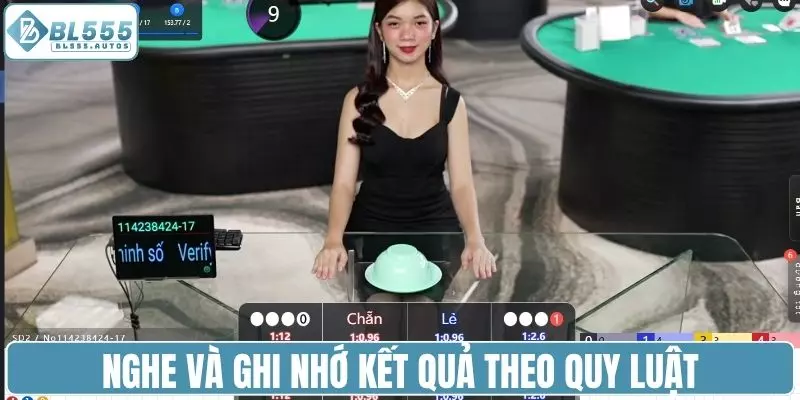 Nghe vị và nhớ kết quả theo quy luật cụ thể