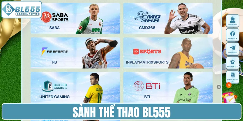 Những giải đấu thể thao hấp dẫn tại BL555