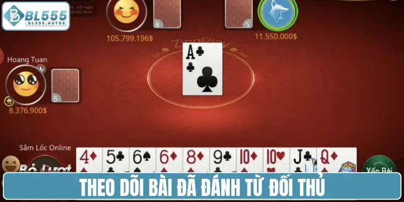 Theo dõi bài đã đánh từ đối thủ