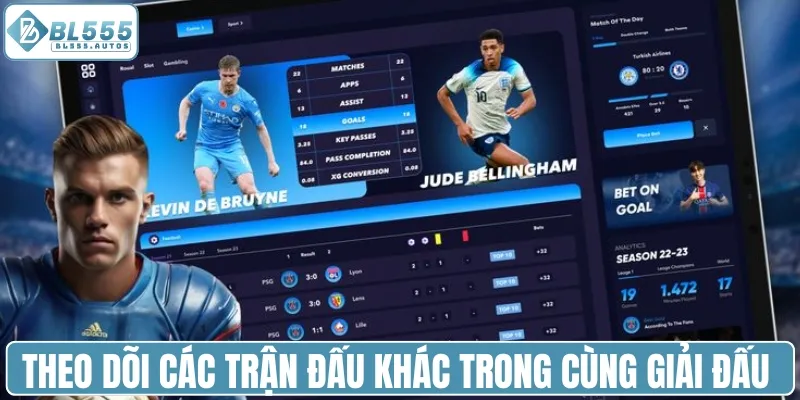 Theo dõi các trận đấu khác trong cùng giải đấu